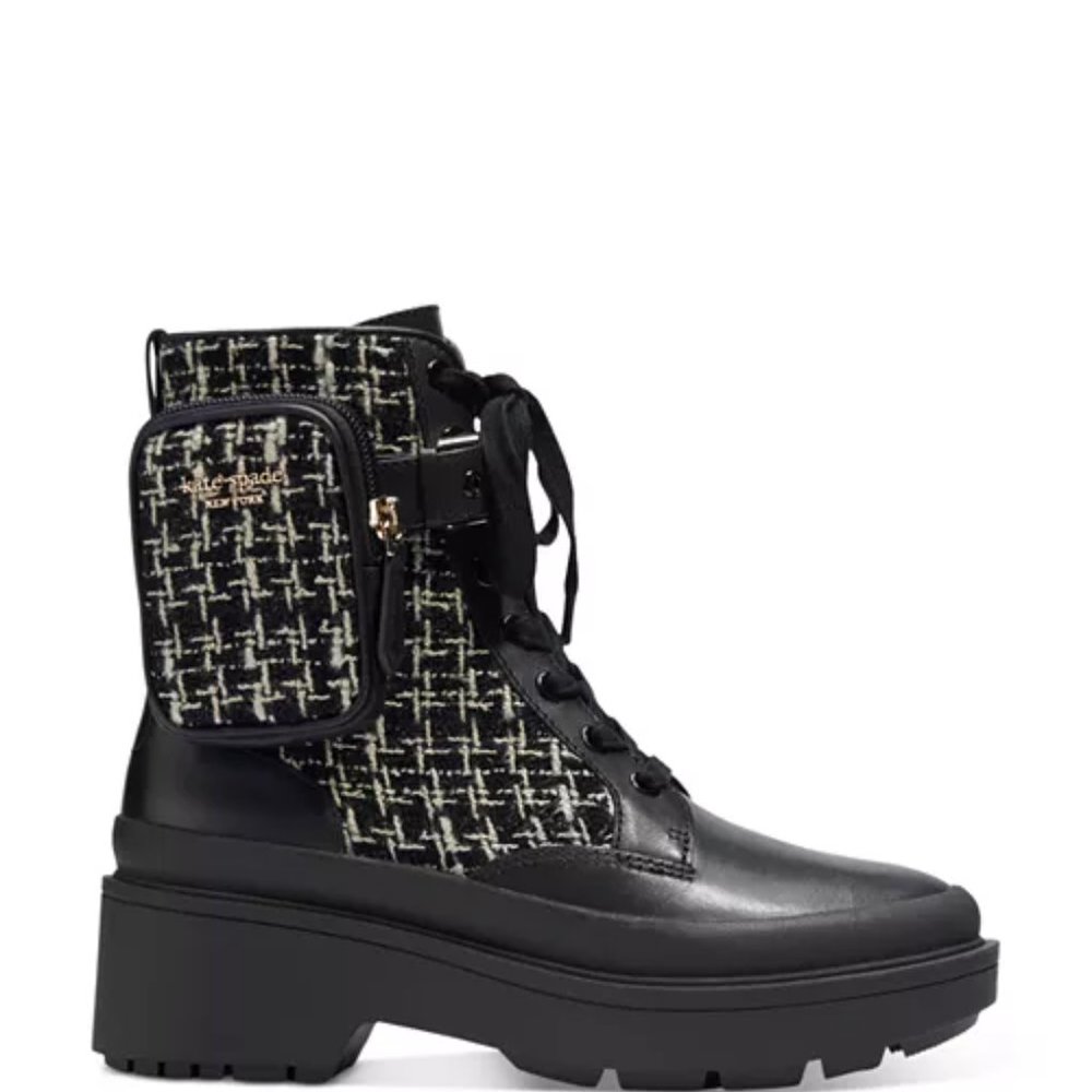Kate Spade Pocket Tweed Boots